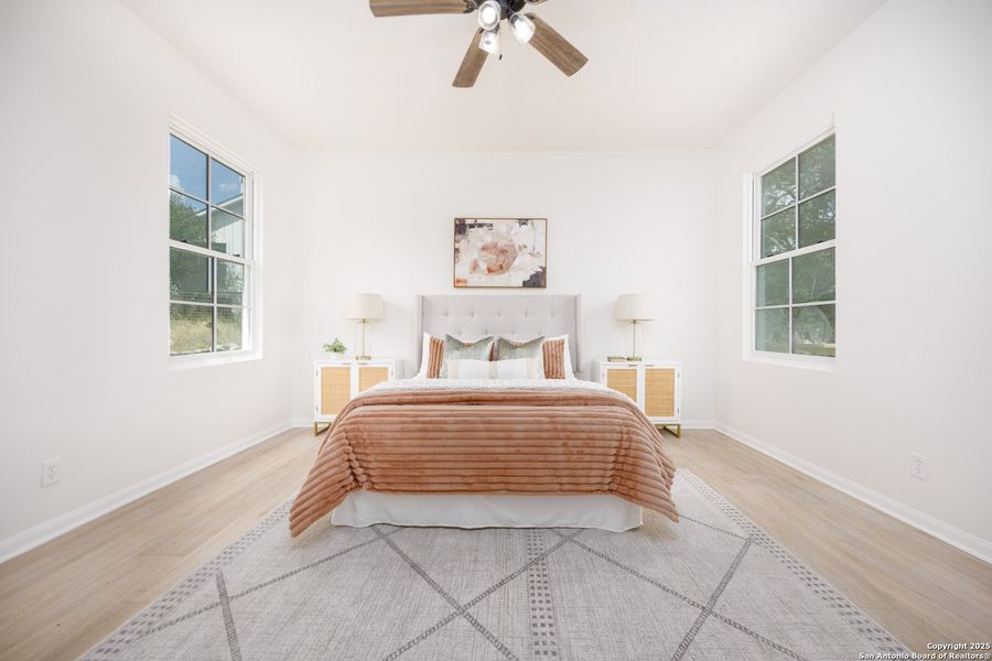 Furnished interior view inside a new home in , Blanco (Image 16). Furnished interior view inside a new home in , Blanco (Image 16).