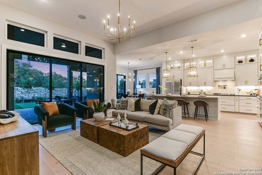 Furnished interior view inside a new home in Briggs Ranch – Signature Legacy Series, San Antonio (Image 7).