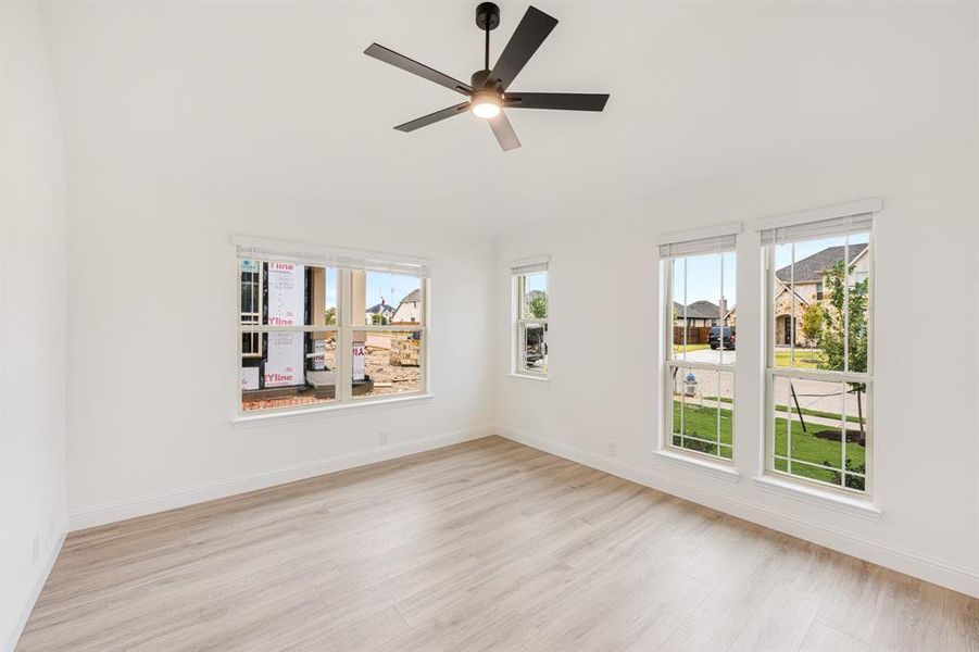 Spacious, unfurnished interior of a new home in Ridgepoint, Midlothian (Image 23). Spacious, unfurnished interior of a new home in Ridgepoint, Midlothian (Image 23).