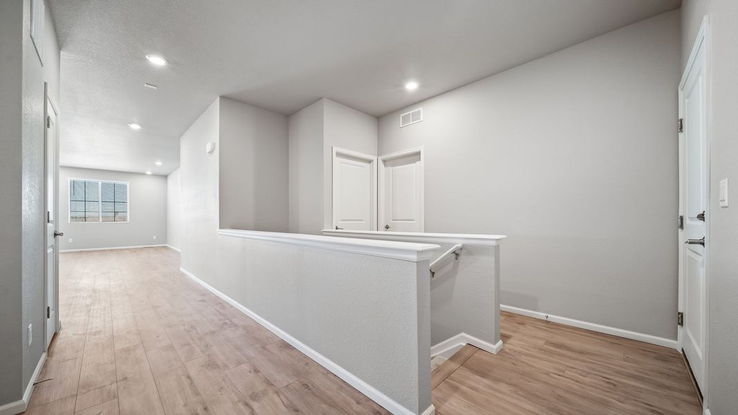 Spacious, unfurnished interior of a new home in Reunion, Commerce City (Image 16). Spacious, unfurnished interior of a new home in Reunion, Commerce City (Image 16).