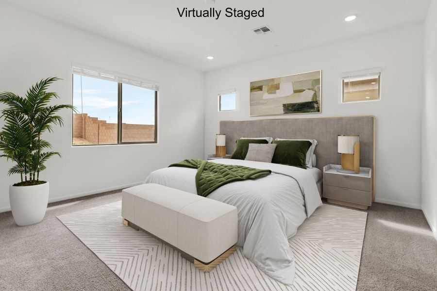 Furnished interior view inside a new home in Saguaro Reserve II, Marana (Image 9).