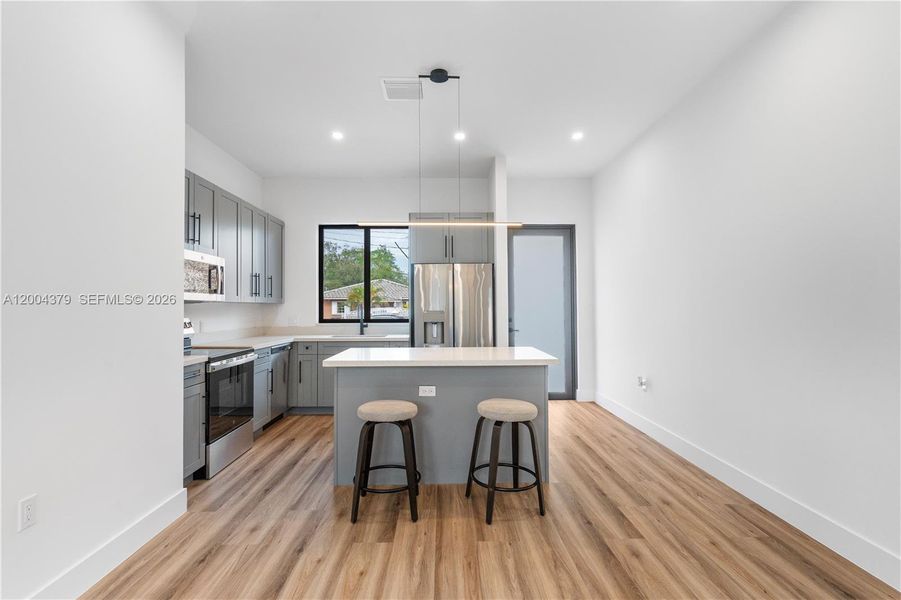 Furnished interior view inside a new home in , Miami (Image 8).