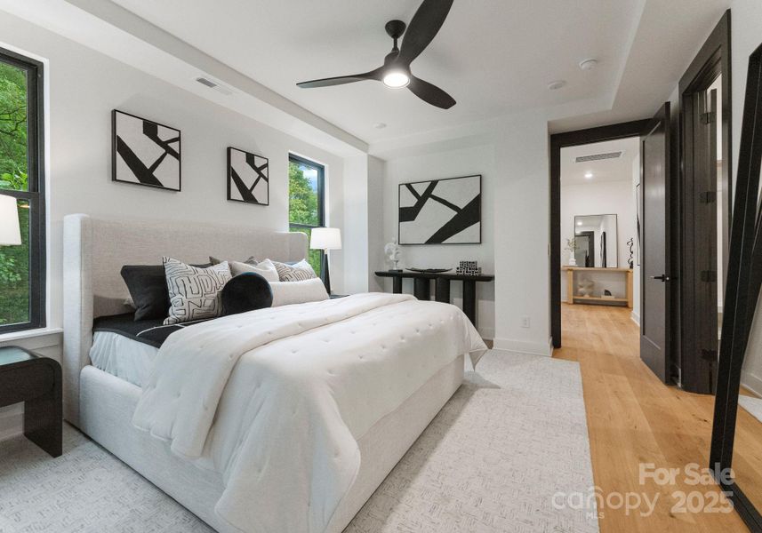 Furnished interior view inside a new home in , Charlotte (Image 7). Furnished interior view inside a new home in , Charlotte (Image 7).