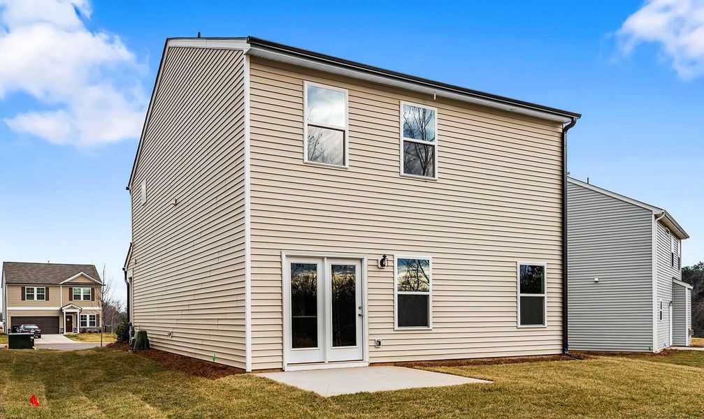 Exterior details and patio area of a home in Bell West, Kernersville (Image 4).