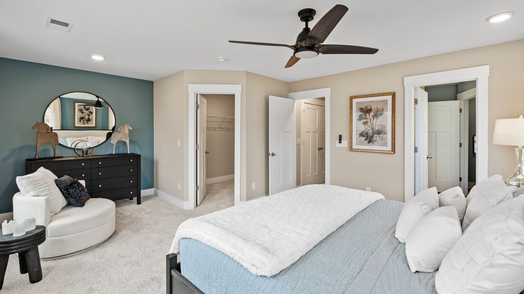 Representative furnished interior of a home built from the Corner Litchfield by DRB Homes in Saluda Crossing, Piedmont (Image 13).