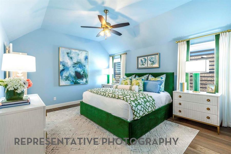 Furnished interior view inside a new home in Wildflower Ranch, Dish (Image 16).