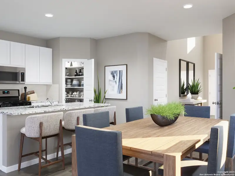 Furnished interior view inside a new home in Applewhite Meadows, San Antonio (Image 10).