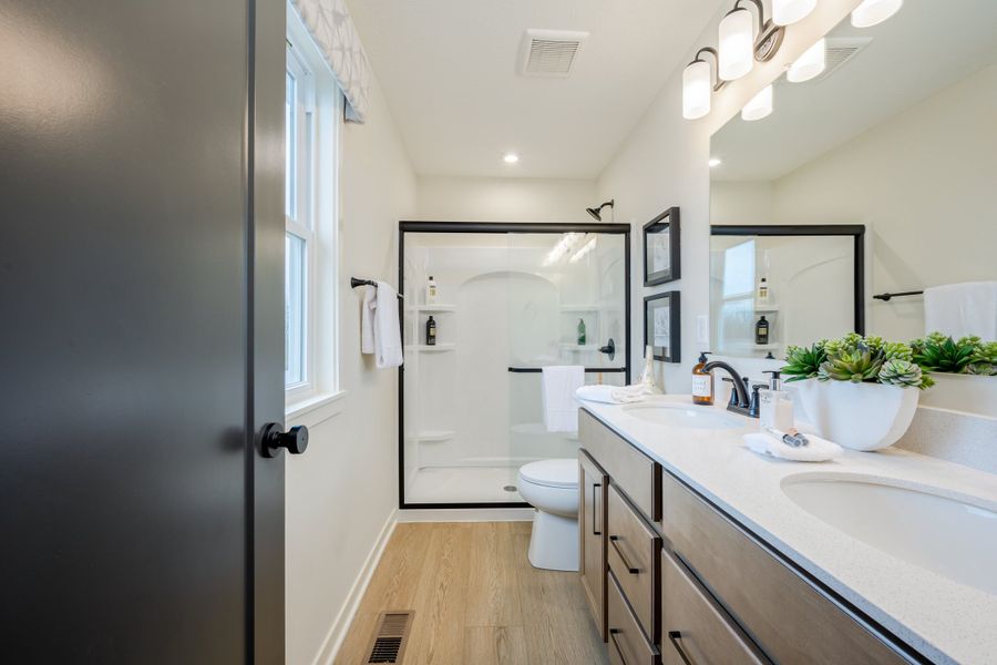 Representative furnished interior of a home built from the Wesley by Fischer Homes in Cherry Glen, Euharlee (Image 17).