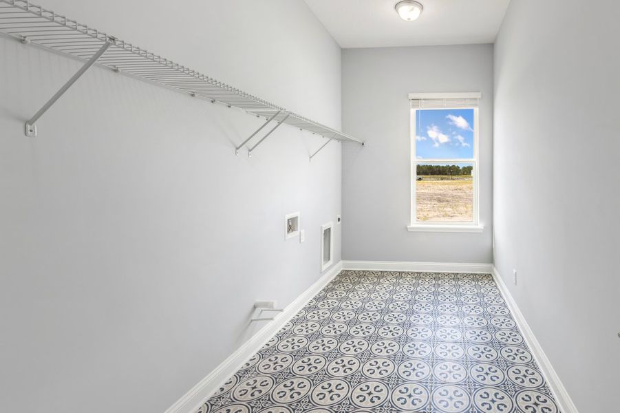 Representative unfurnished interior of a home built from the Caspian by Riverside Homes in Hidden Creek at SilverLeaf, St. Augustine (Image 49).