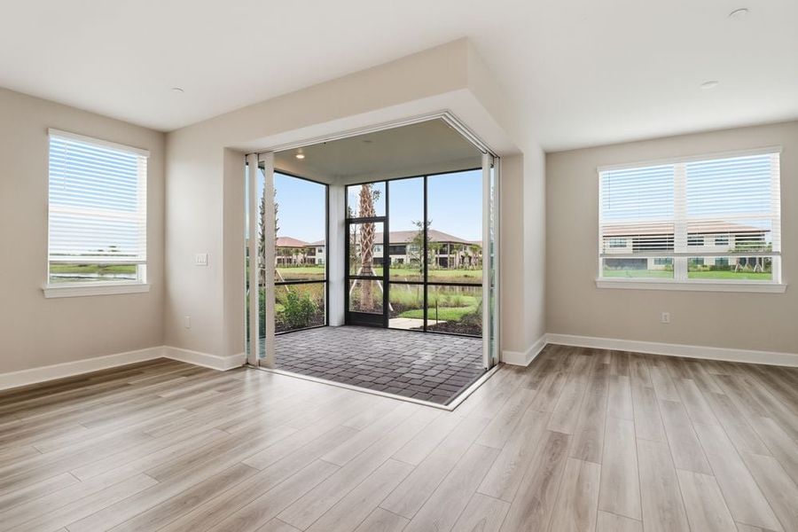 Spacious, unfurnished interior of a new home in Esplanade by the Islands Coach Homes, Naples (Image 13).