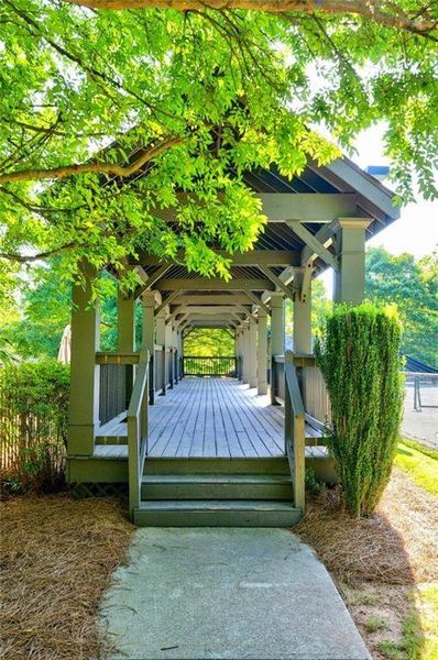 Exterior details and patio area of a home in The Reserve At Liberty Park, Braselton (Image 27).
