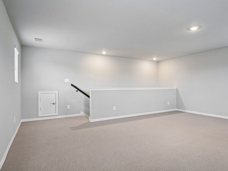 Spacious, unfurnished interior of a new home in Parks at Foster Crossing - Signature Series, Anna (Image 17). Spacious, unfurnished interior of a new home in Parks at Foster Crossing - Signature Series, Anna (Image 17).