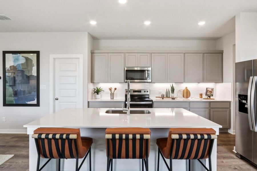 Furnished interior view inside a new home in Trinity Ranch, Elgin (Image 10).