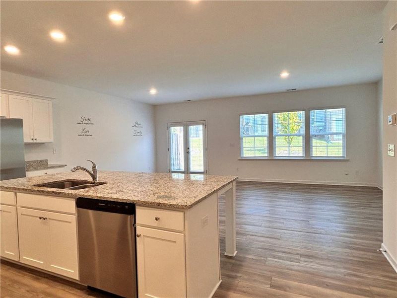 Furnished interior view inside a new home in , Suwanee (Image 36).