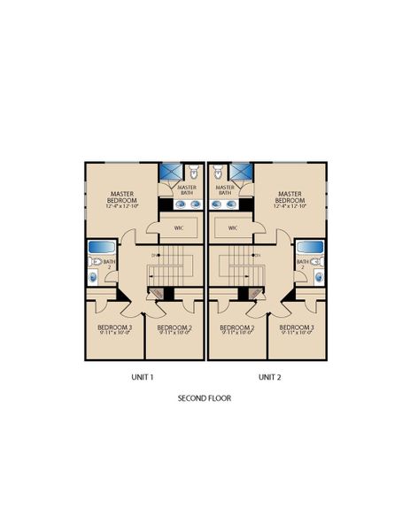 Lassen II Second Floor Plan Lassen II Second Floor Plan