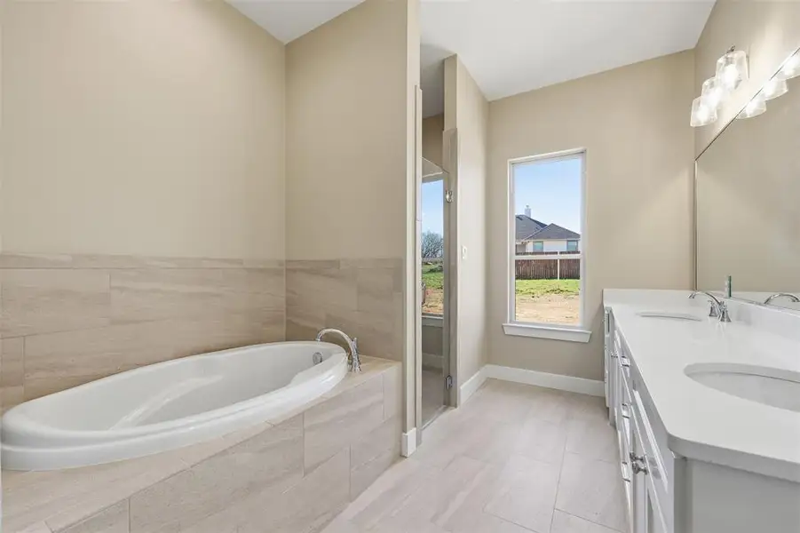 Furnished interior view inside a new home in , Graford (Image 5).