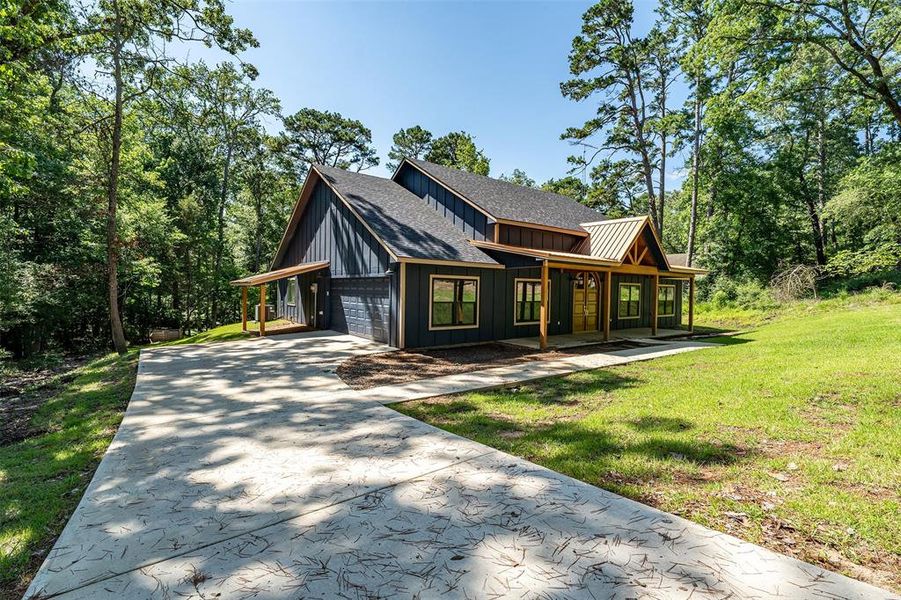 Front exterior of a new home in , Hawkins, TX, highlighting curb appeal (Image 18). Front exterior of a new home in , Hawkins, TX, highlighting curb appeal (Image 18).