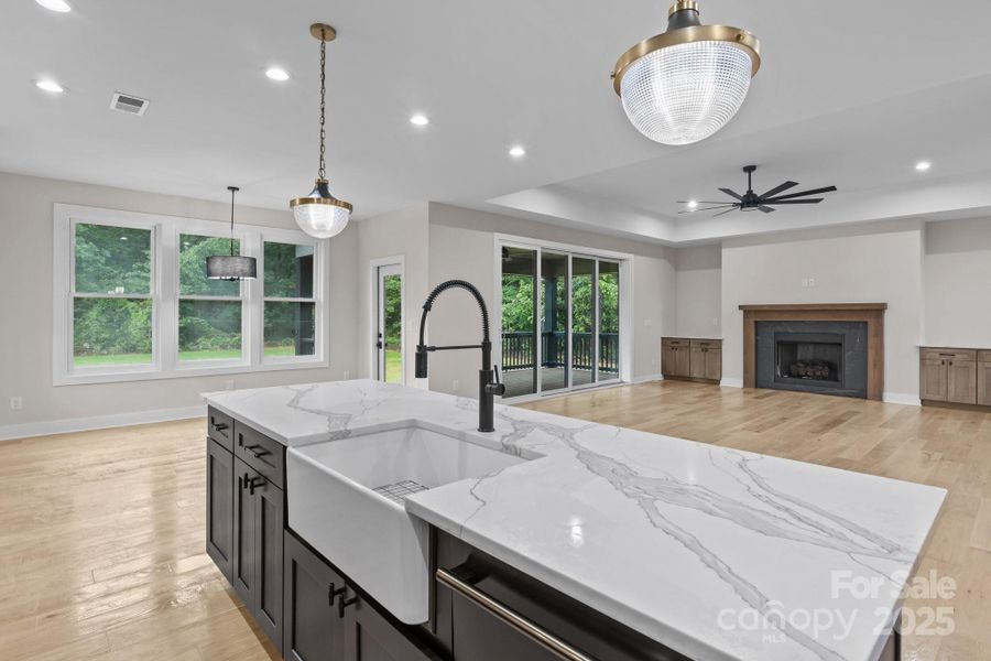 Furnished interior view inside a new home in , Statesville (Image 6).