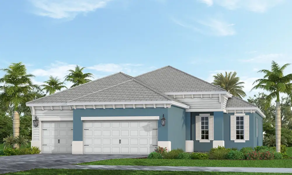 Representative exterior photo of a completed home built from the Sea Star by Neal Communities in Grand Park, Sarasota, FL (Image 2).