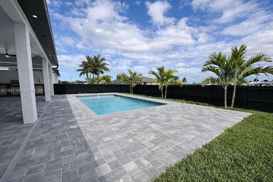 Exterior details and patio area of a home in , Cape Coral (Image 3).