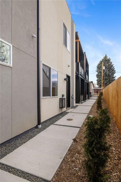 Exterior details and patio area of a home in , Denver (Image 26).