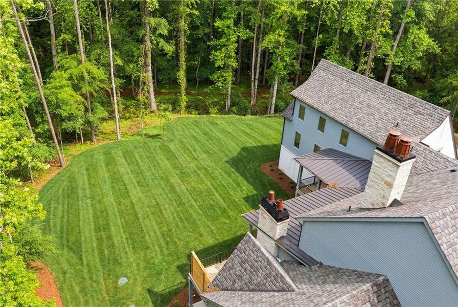 Exterior details and patio area of a home in , Milton (Image 36).