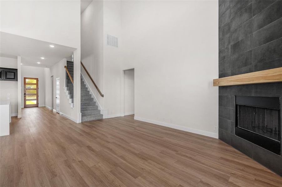 Spacious, unfurnished interior of a new home in Pioneer Estates, Blue Ridge (Image 16). Spacious, unfurnished interior of a new home in Pioneer Estates, Blue Ridge (Image 16).