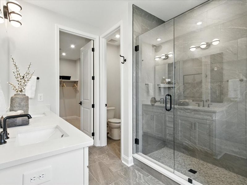 Representative furnished interior of a home built from the Clarion by Tri Pointe Homes in Grahym at Southbridge, Fort Mill (Image 26).