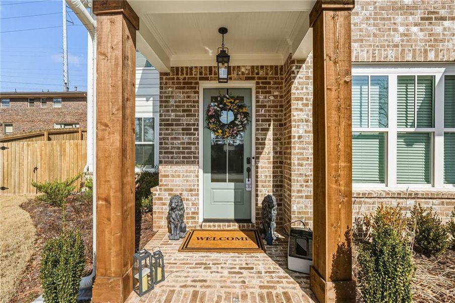 Exterior details and patio area of a home in , Marietta (Image 25).