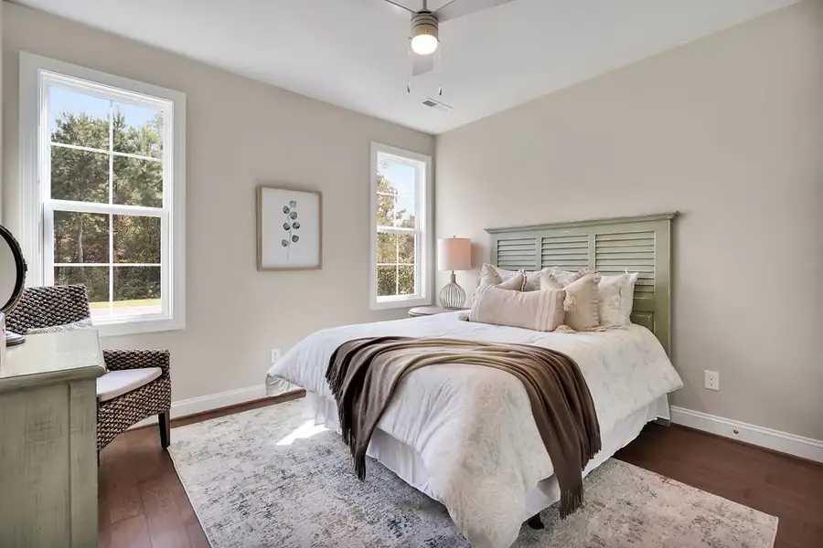 Furnished interior view inside a new home in The Bluffs On the Cape Fear, Leland (Image 17).