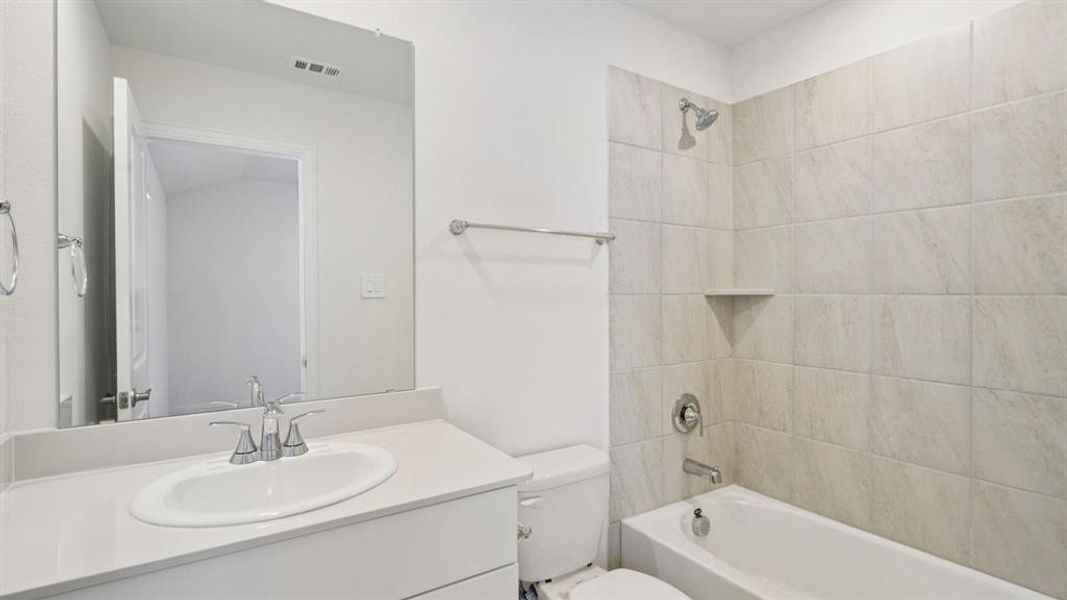 Photo is not of the actual home, but is an inspirational photo of builder’s model home and may depict options, furnishings, and/or decorator features that are not included.