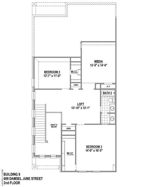 2nd Level Floor Plan 2nd Level Floor Plan