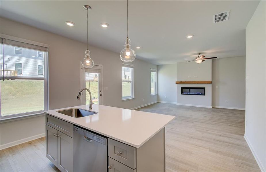 Furnished interior view inside a new home in Enclave at Evergreen, Fairburn (Image 6). Furnished interior view inside a new home in Enclave at Evergreen, Fairburn (Image 6).