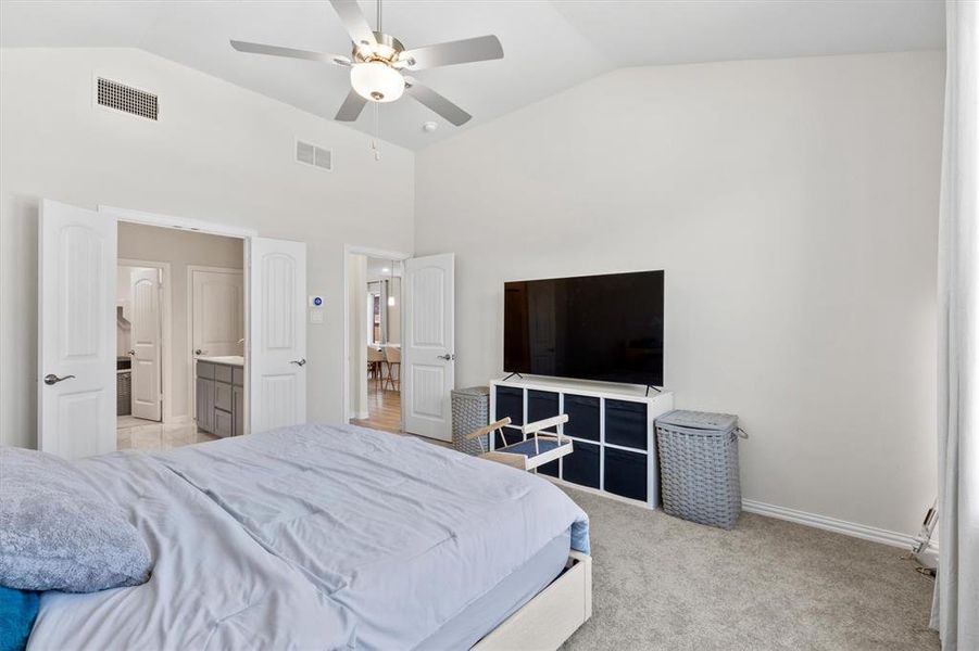 Furnished interior view inside a new home in Riverset, Garland (Image 34). Furnished interior view inside a new home in Riverset, Garland (Image 34).
