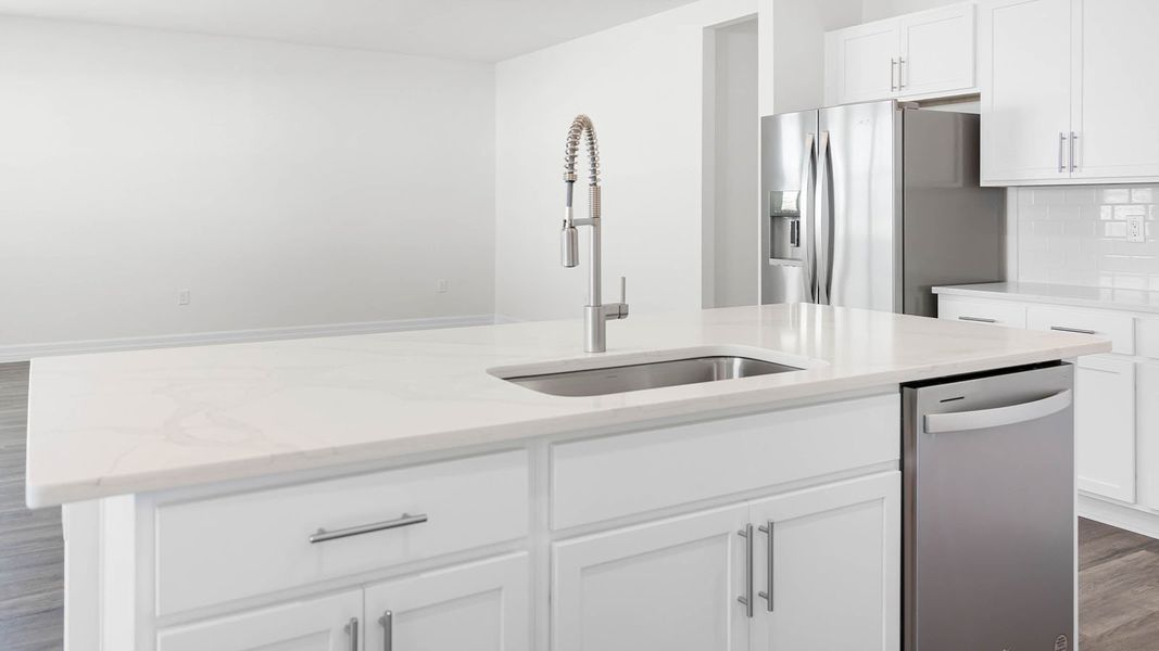 Close-up of interior finishes inside a home in Summerlin at Hawthorne Ranch, Lakeland (Image 11).