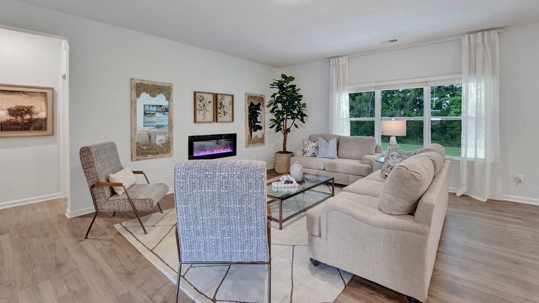 Furnished interior view inside a new home in Riverwood Gardens, Oakland (Image 16). Furnished interior view inside a new home in Riverwood Gardens, Oakland (Image 16).