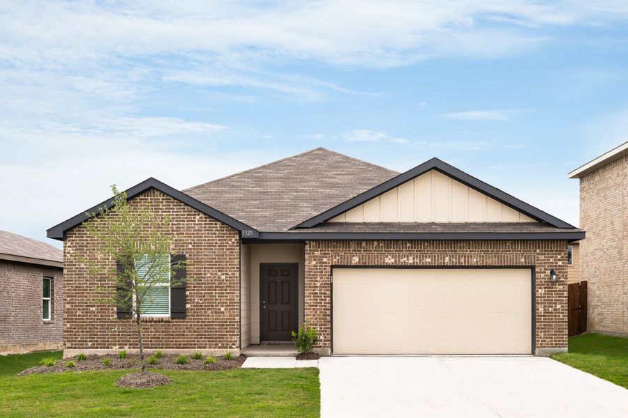 Representative exterior photo of a completed home built from the Aurora by Starlight Homes in Noble Ridge, Howe, TX (Image 10).