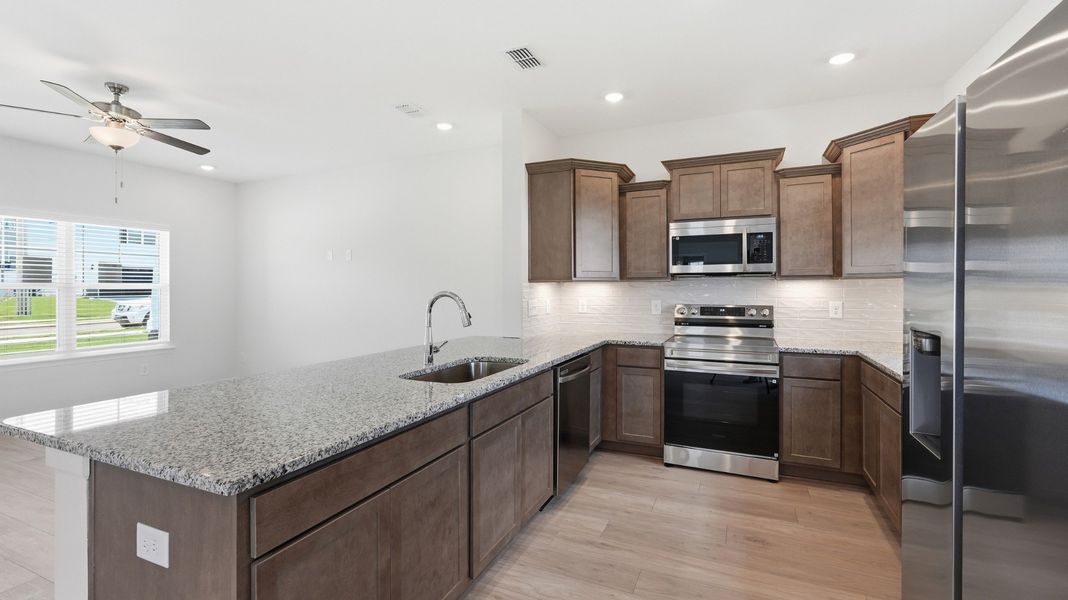 Furnished interior view inside a new home in Wheatfield, Shelbyville (Image 6).