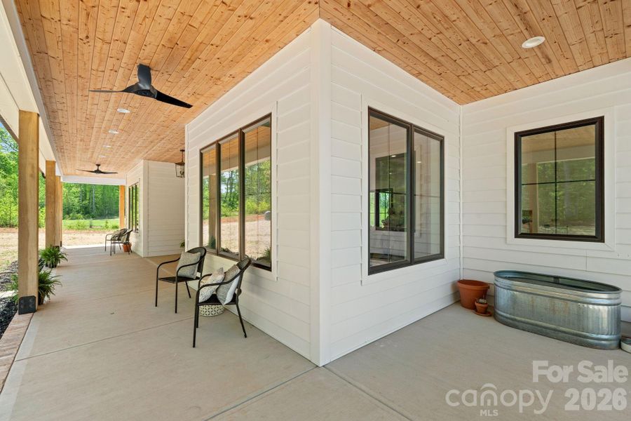 Exterior details and patio area of a home in , Rockwell (Image 4).