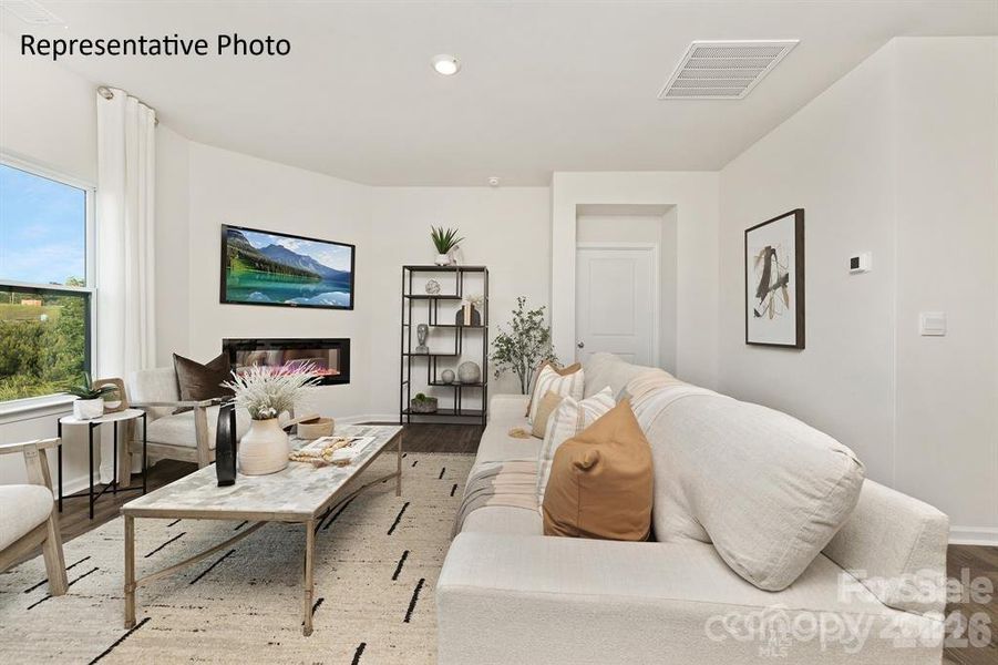 Furnished interior view inside a new home in Laurelbrook, Sherrills Ford (Image 3).
