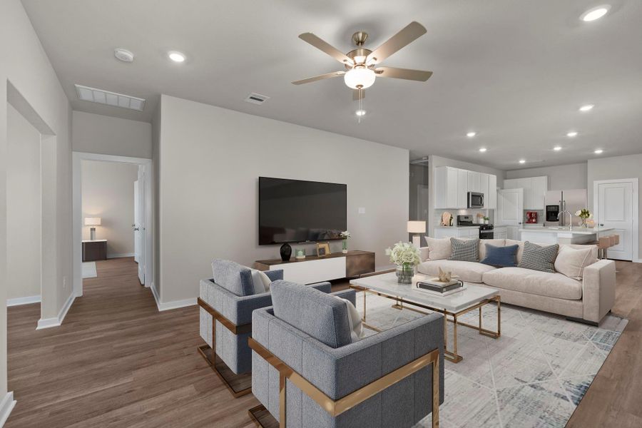 Furnished interior view inside a new home in Cypress Green, Hockley (Image 12).