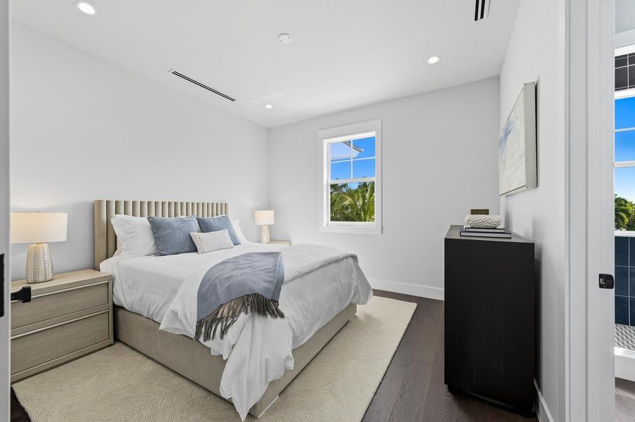Furnished interior view inside a new home in , Palm Beach Gardens (Image 19).