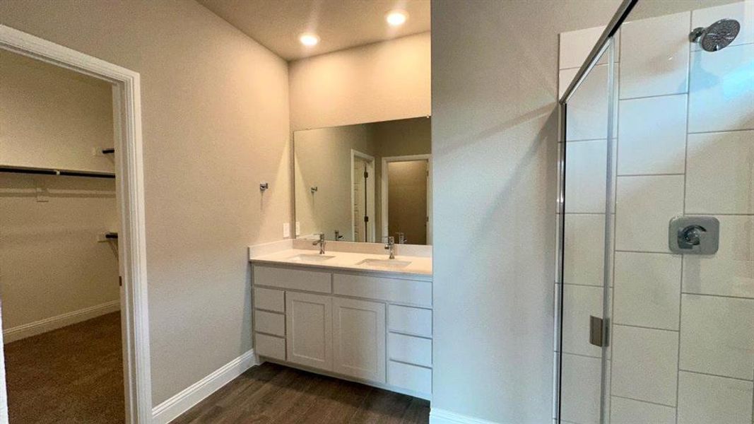 Furnished interior view inside a new home in Eagle Creek, Denton (Image 7). Furnished interior view inside a new home in Eagle Creek, Denton (Image 7).