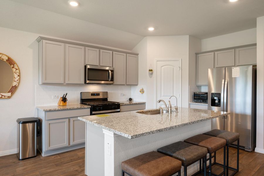 Furnished interior view inside a new home in Carillon, Manor (Image 6). Furnished interior view inside a new home in Carillon, Manor (Image 6).