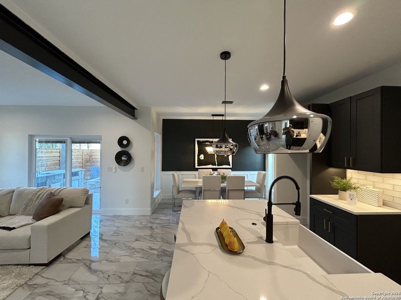 Furnished interior view inside a new home in , San Antonio (Image 12).