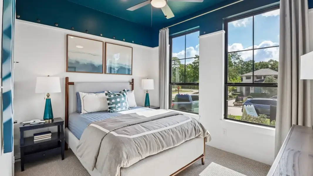Representative furnished interior of a home built from the Lauren by Chesmar Homes in Audubon, Magnolia (Image 19).