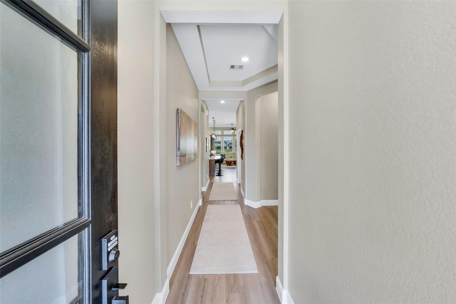 Furnished interior view inside a new home in , Willis (Image 11).