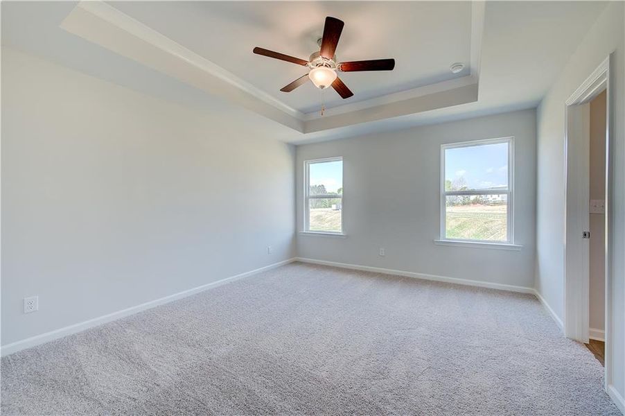 Spacious, unfurnished interior of a new home in Langley Overlook, Loganville (Image 23).