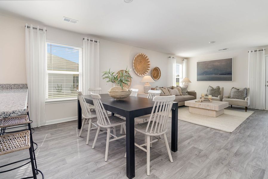 Representative furnished interior of a home built from the HELENA by D.R. Horton in Jordanville Farms, Galivants Ferry (Image 9).