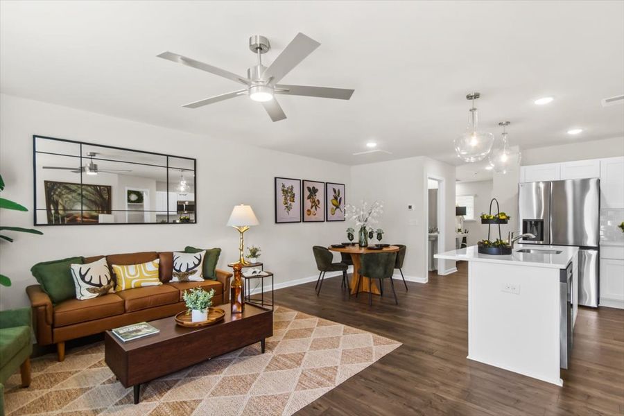 Furnished interior view inside a new home in Meece, Easley (Image 20).